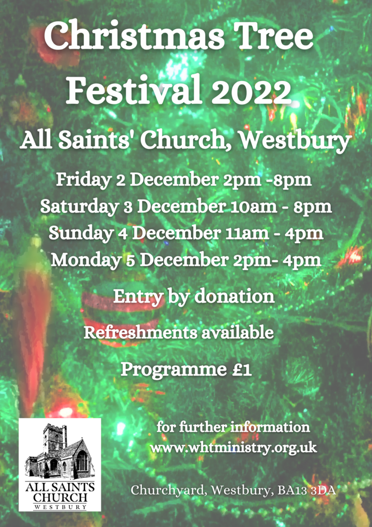 Christmas Tree Festival 2022 poster